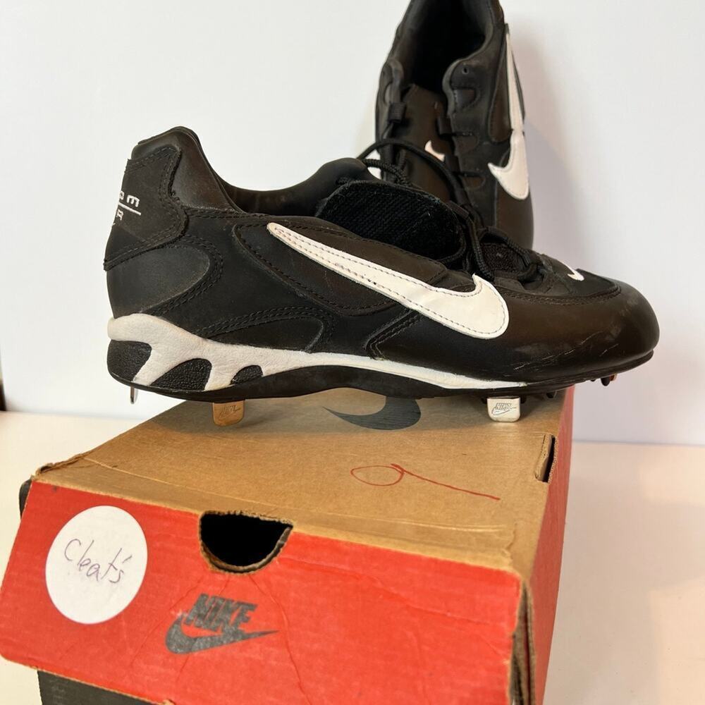 Nike *vintage *retro Air Clipper Max metal cleats,Men's size 9 *New In Box